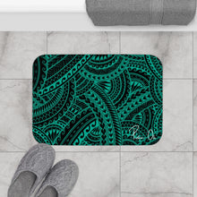 Load image into Gallery viewer, Tribal Bath Mat (Teal)