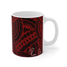 Load image into Gallery viewer, Tribal Graphic Mug 11oz (Red)
