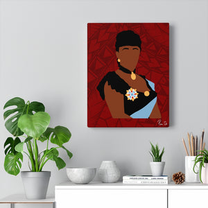 Queen Liliuokalani Canvas Gallery Wraps (Red)