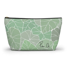 Load image into Gallery viewer, Light Kalo Script Accessory Pouch w T-bottom