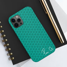 Load image into Gallery viewer, Spear Script Phone Case (Teal)