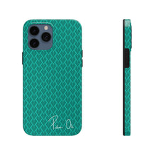 Load image into Gallery viewer, Spear Script Phone Case (Teal)