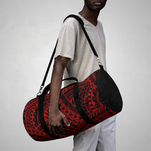 Load image into Gallery viewer, Tribal Script Duffel Bag (Red)
