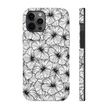 Load image into Gallery viewer, Hibiscus Phone Case (B&W)