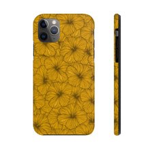Load image into Gallery viewer, Hibiscus Phone Case (Yellow)