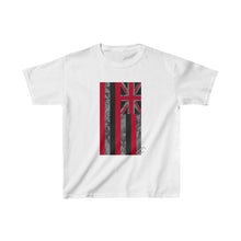 Load image into Gallery viewer, Kanaka Kollection Tribal Flag Kids Heavy Cotton™ Tee (Gray)