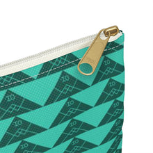 Load image into Gallery viewer, ‘Io Script Pouch (Teal)