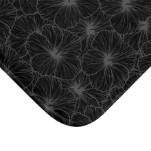 Load image into Gallery viewer, Hibiscus Bath Mat (Gray)