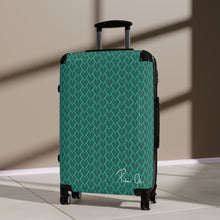 Load image into Gallery viewer, Spear Suitcase (Teal)