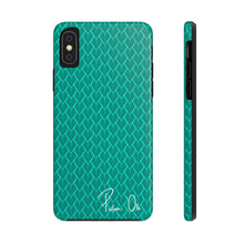 Load image into Gallery viewer, Spear Script Phone Case (Teal)