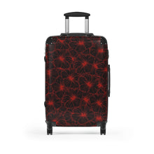 Load image into Gallery viewer, Hibiscus Suitcase (Red Outline)