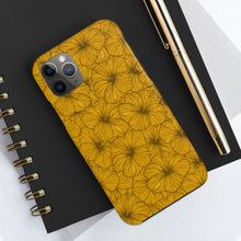Load image into Gallery viewer, Hibiscus Phone Case (Yellow)