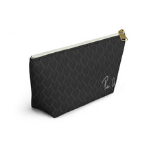 Load image into Gallery viewer, Spear Script Accessory Pouch w T-bottom