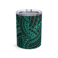 Load image into Gallery viewer, Tribal Tumbler Cup 10oz (Teal)