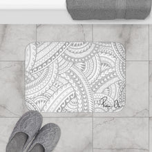 Load image into Gallery viewer, Tribal Bath Mat (White)