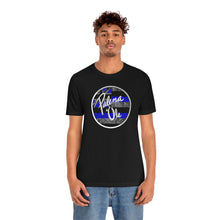 Load image into Gallery viewer, Kanaka Kollection Palena ‘Ole Flag Unisex Jersey Short Sleeve Tee (Royal Blue)