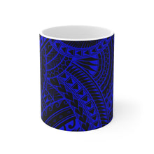 Load image into Gallery viewer, Tribal Graphic Mug 11oz (Royal Blue)
