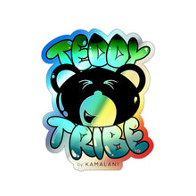 Load image into Gallery viewer, Teddy Tribe Holographic Die-cut Sticker 6”x6”