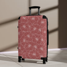 Load image into Gallery viewer, Hibiscus Cabin Suitcase (Light Pink)