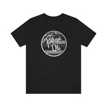 Load image into Gallery viewer, Kanaka Kollection Palena ‘Ole Flag Unisex Jersey Short Sleeve Tee (B&W)