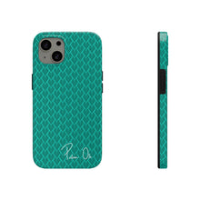 Load image into Gallery viewer, Spear Script Phone Case (Teal)
