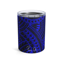 Load image into Gallery viewer, Tribal Tumbler Cup 10oz (Royal Blue)