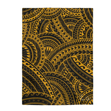 Load image into Gallery viewer, Tribal Velveteen Plush Blanket (Yellow)