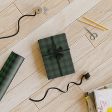 Load image into Gallery viewer, Kanaka Plaid Wrapping Paper (Green)