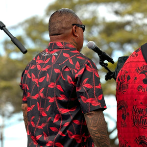 Red Lei Lā’ī Aloha Shirt