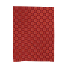 Load image into Gallery viewer, Ulu Quilt Velveteen Plush Blanket (Light Red)

