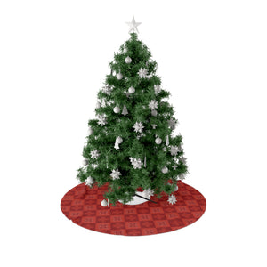 Ulu Quilt Tree Skirt (Light Red)