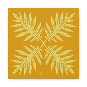 Ho’ohiki Quilt Canvas (Yellow)