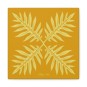 Ho’ohiki Quilt Canvas (Yellow)