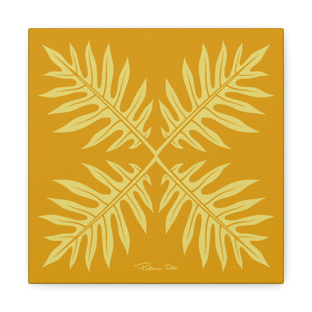 Ho’ohiki Quilt Canvas (Yellow)