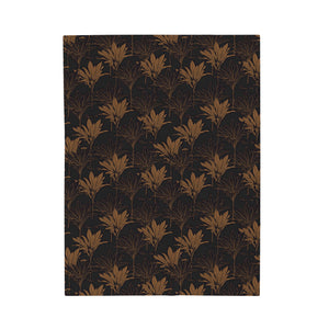 Kī Velveteen Plush Blanket (Brown)