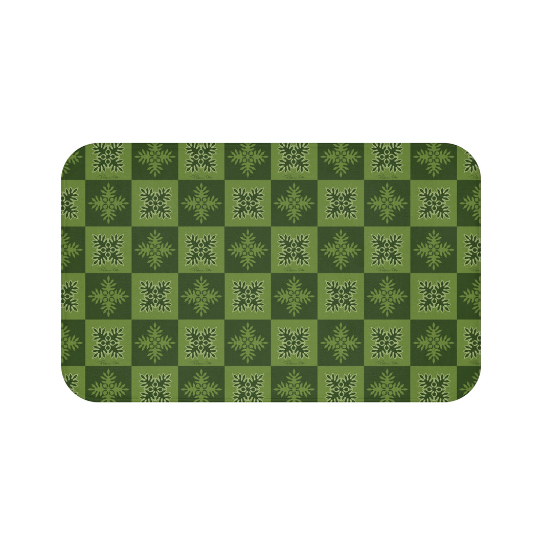 Ulu Quilt Bath Mat (Light Green)