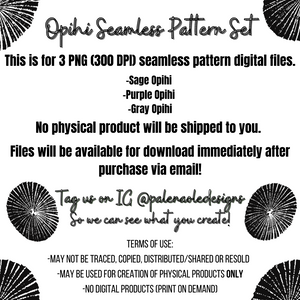 Opihi Seamless Pattern Set (3 Files included)