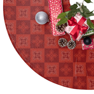 Ulu Quilt Tree Skirt (Light Red)