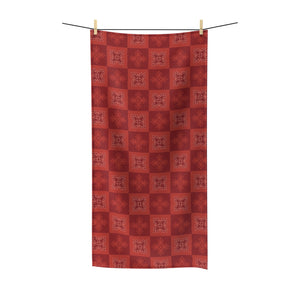 Ulu Quilt Polycotton Towel (Light Red)