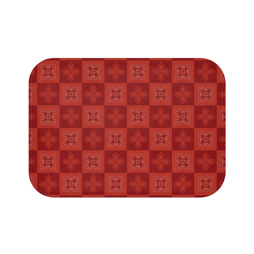 Ulu Quilt Bath Mat (Light Red)