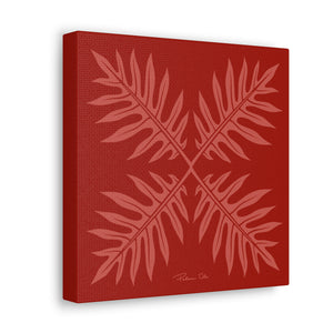 Ho’ohiki Quilt Canvas (Red)