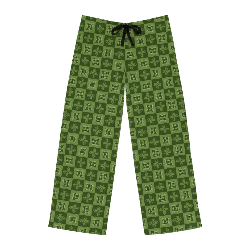 Ulu Quilt Men’s Pajama Pants (Light Green)