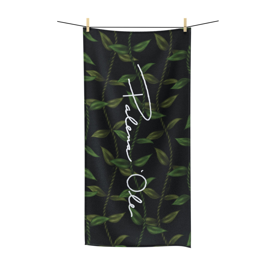 Lei Lā’ī Polycotton Script Towel