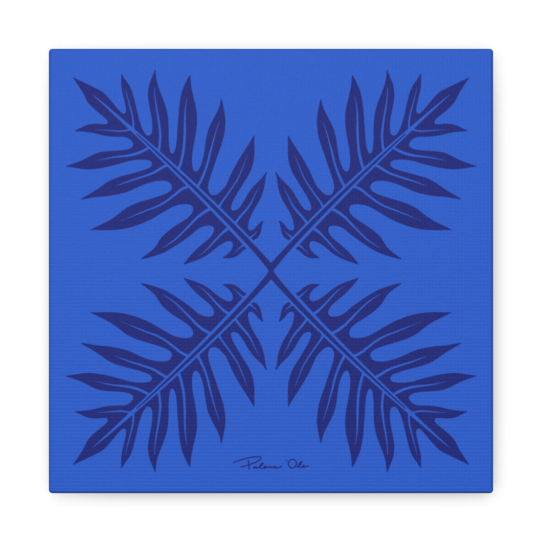 Ho’ohiki Quilt Canvas (Blue)