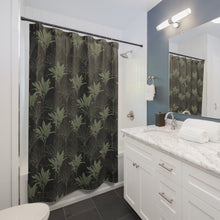 Load image into Gallery viewer, Kī Shower Curtain (Gray/Sage)
