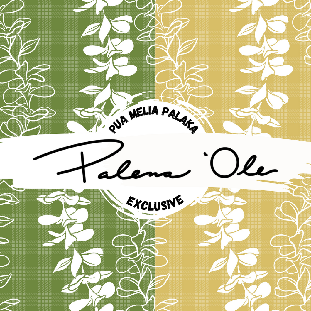 EXCLUSIVE Pua Melia Palaka Seamless Pattern (2 Files included)