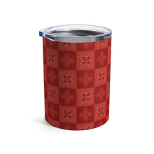 Load image into Gallery viewer, Ulu Quilt Tumbler Cup 10oz (Light Red)
