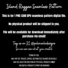 Load image into Gallery viewer, Island Reggae Seamless Pattern
