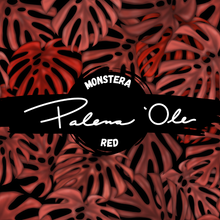 Load image into Gallery viewer, Red Monstera Seamless Pattern
