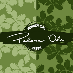 Green Hunneh Girl Seamless Pattern Set (2 Files included)